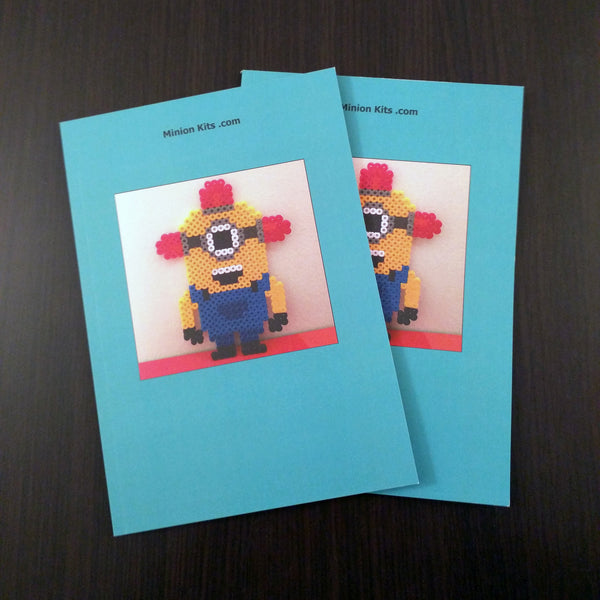 Minion Kits Book of 43 Fun Bead Patterns for Hama Perler (Pack of 2)