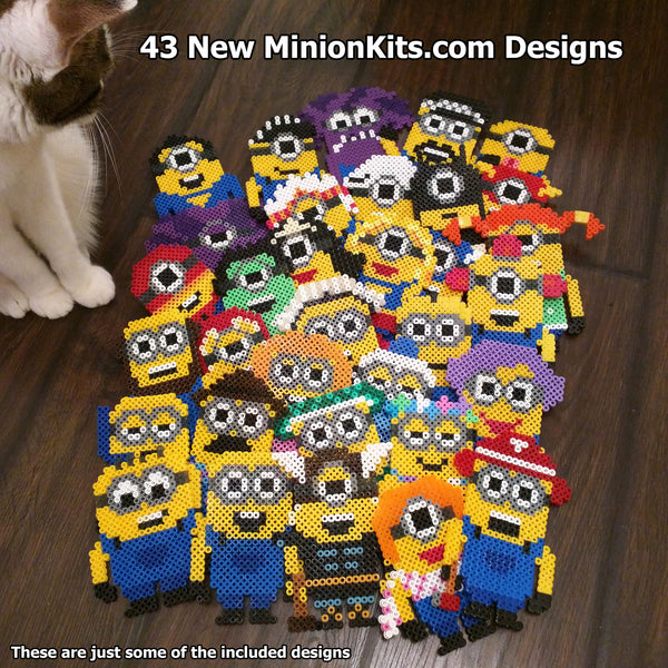 Minion Kits Book of 43 Fun Bead Patterns for Hama Perler (Pack of 2)